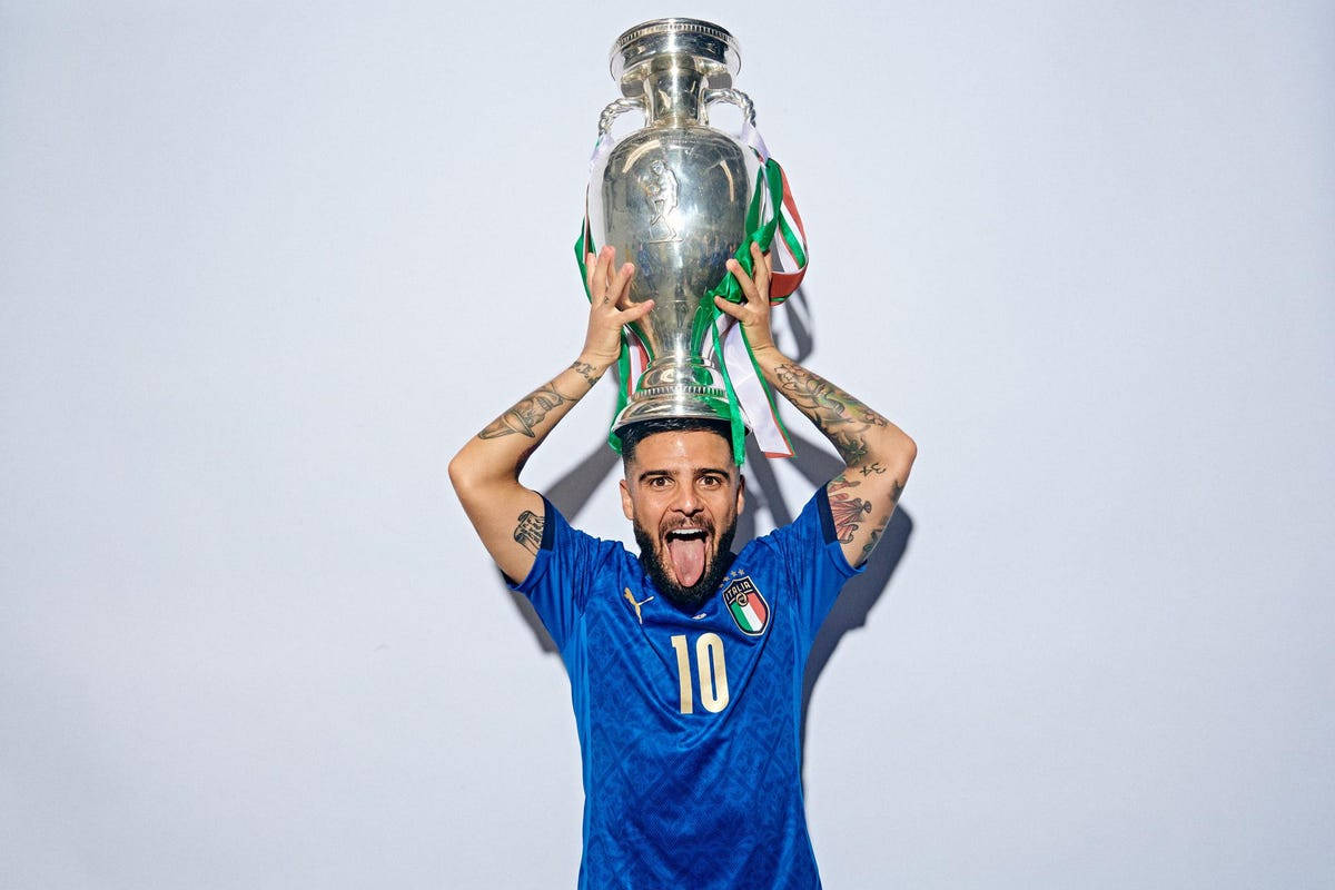 Lorenzo Insigne Italy Fc Uefa Euro 2020 Champions Wallpaper