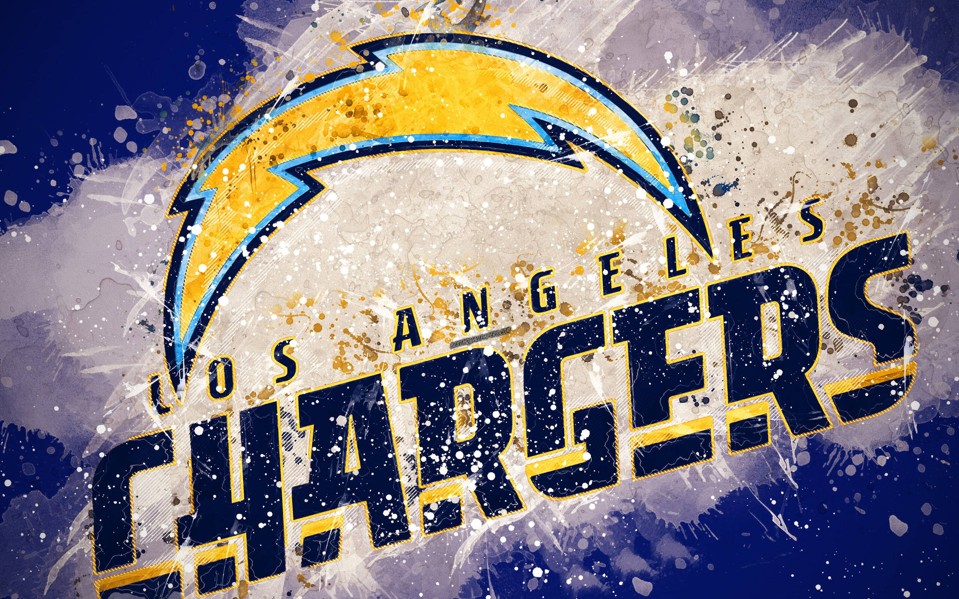 Los Angeles Chargers Nfl Team Logo Wallpaper