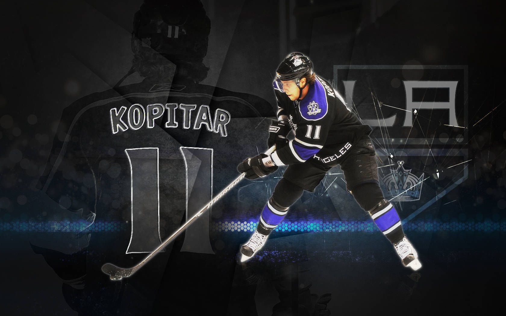 Los Angeles Kings Number 11 Kopitar Wallpaper