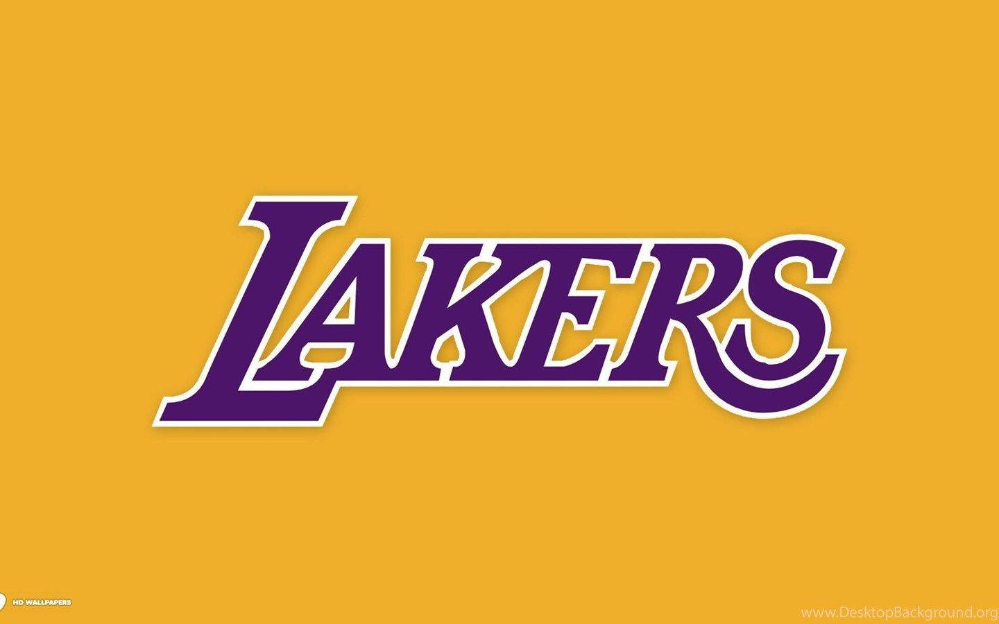 Los Angeles Lakers Yellow Wallpaper