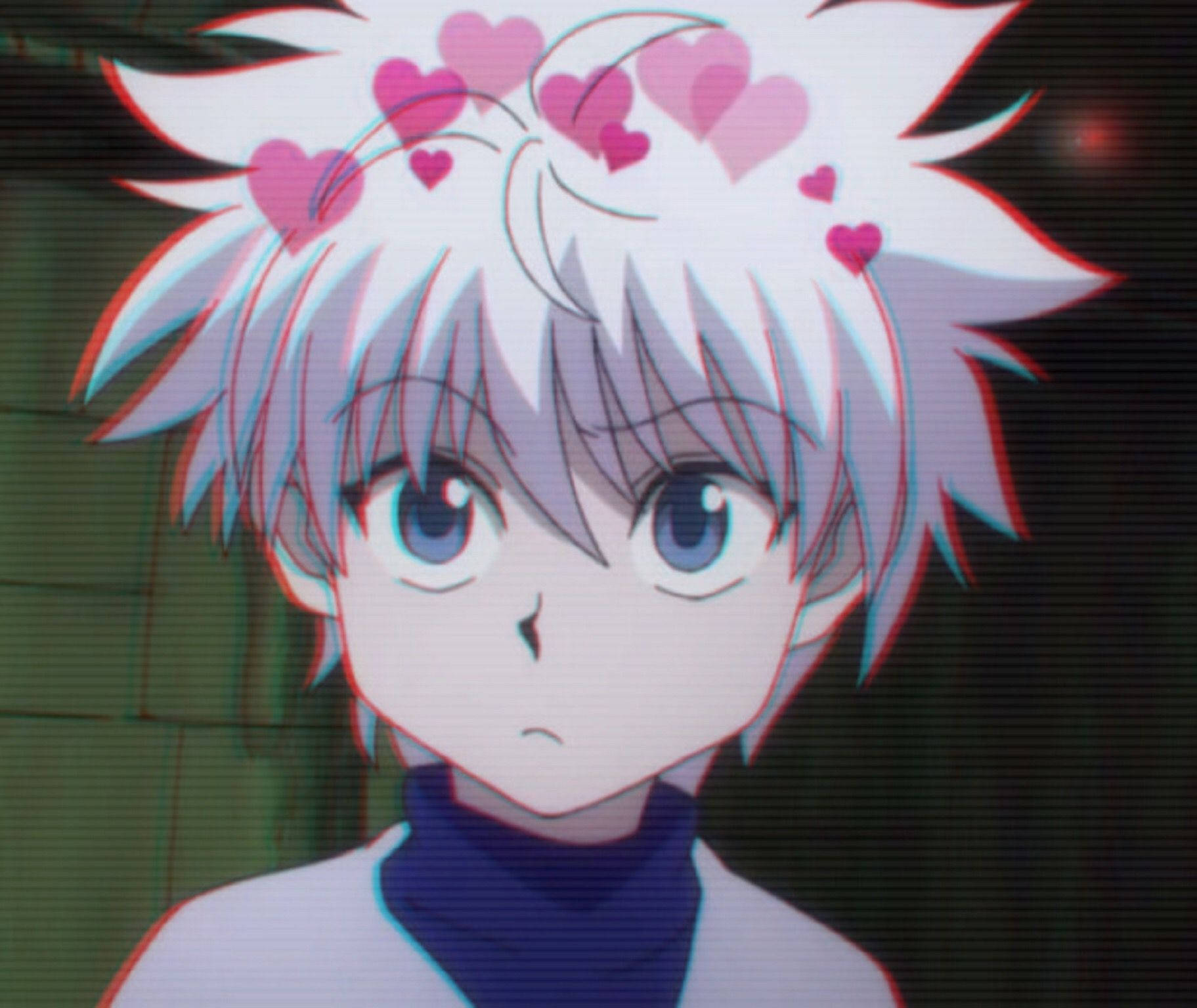 Lovable Killua Pfp Graphic Art Wallpaper