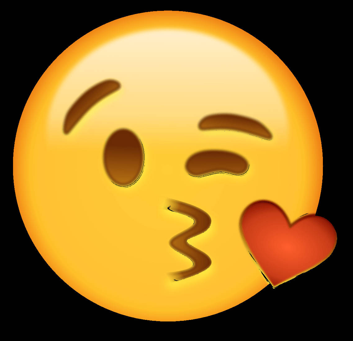 Love Pouty Heart Emoji Wallpaper
