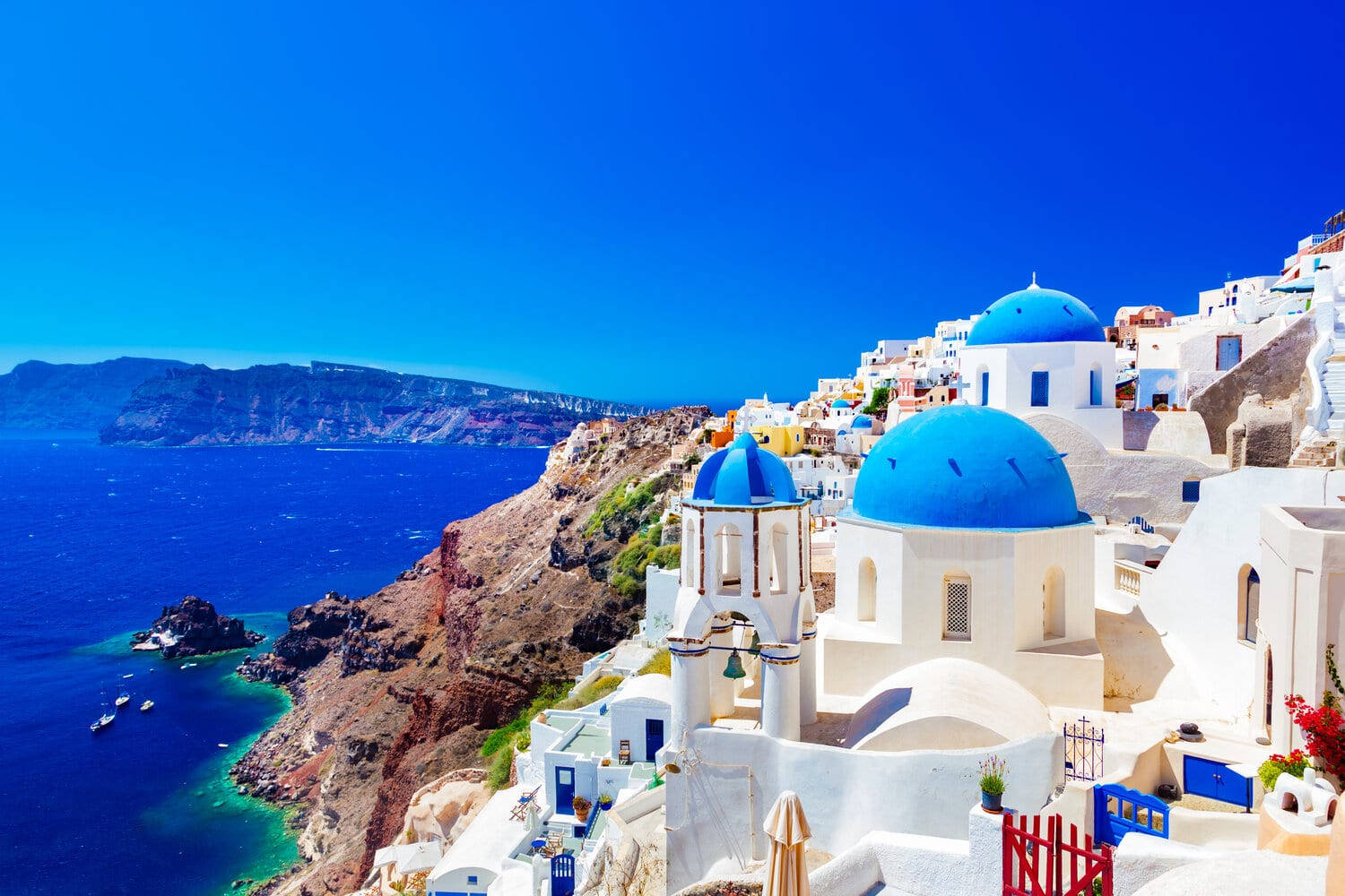 Lovely Santorini View Wallpaper