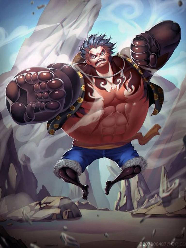 Luffy Gear 4 Brown Arms Wallpaper