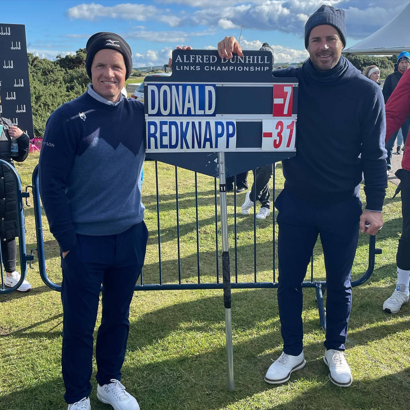 Luke Donald And Jamie Redknapp Score Wallpaper