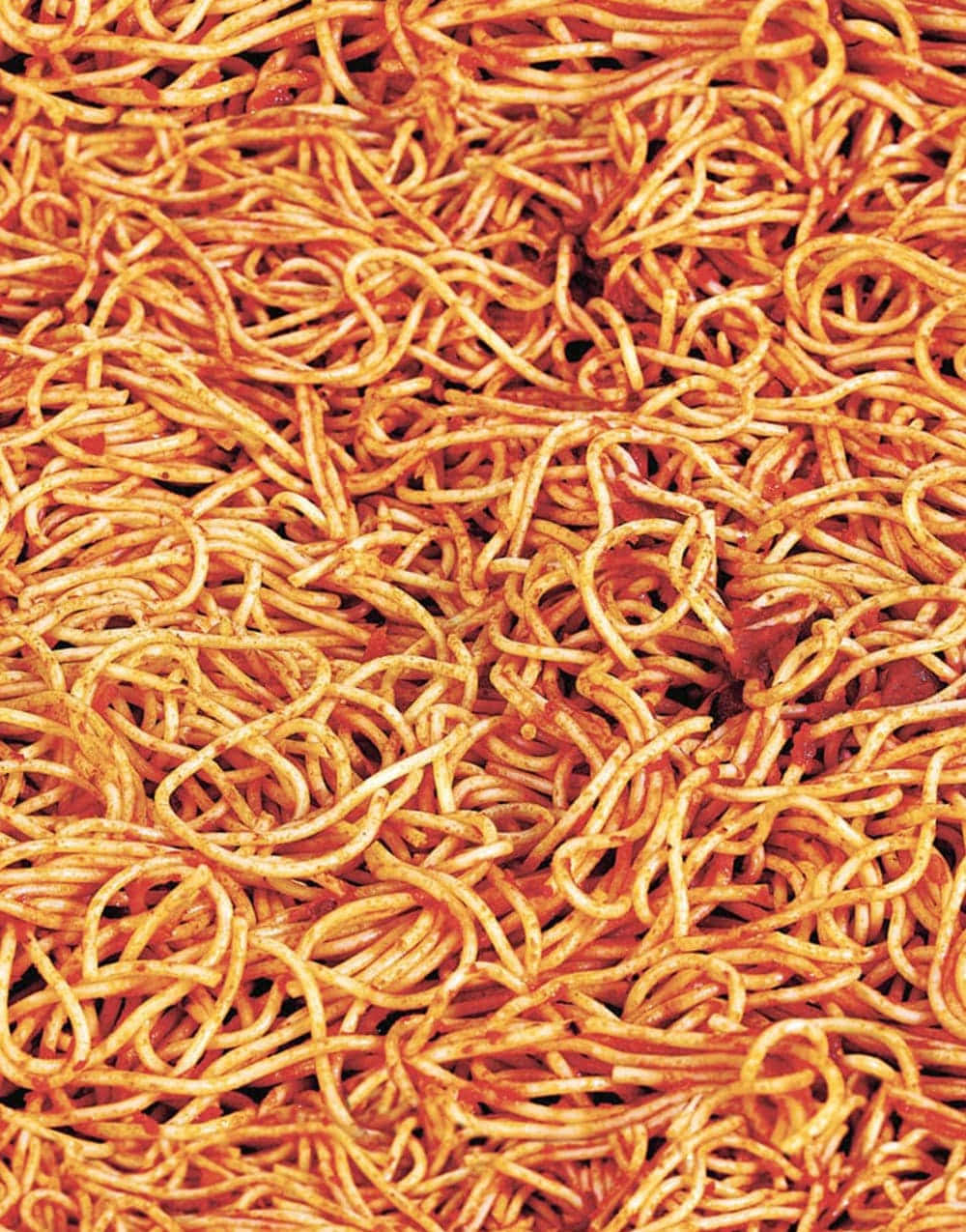 Luscious, Mouthwatering Spaghetti Platter Wallpaper