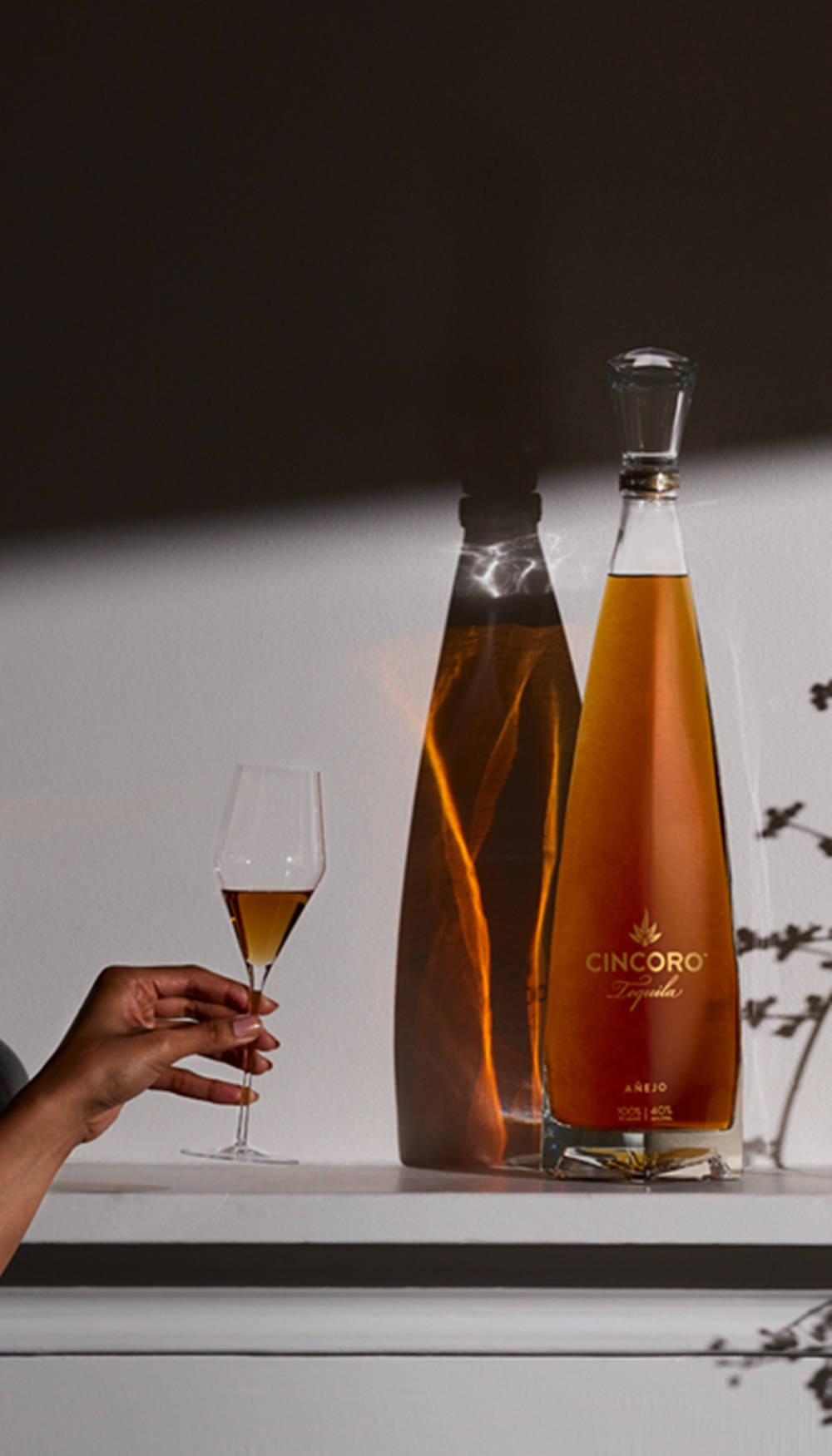 Luxurious Cincoro Anejo Tequila Distilled To Perfection Wallpaper