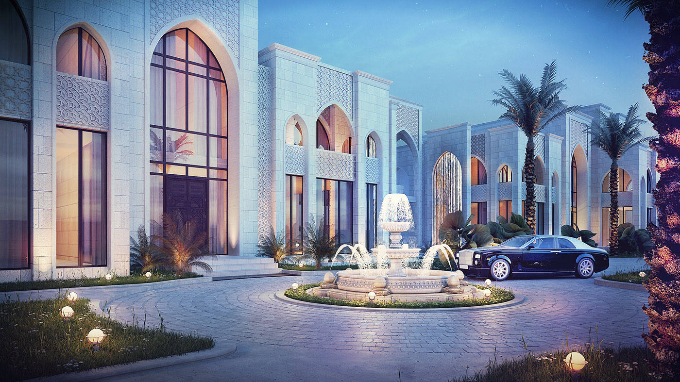 Luxurious Grand House In The Scenic Surroundings Of Riyadh Wallpaper