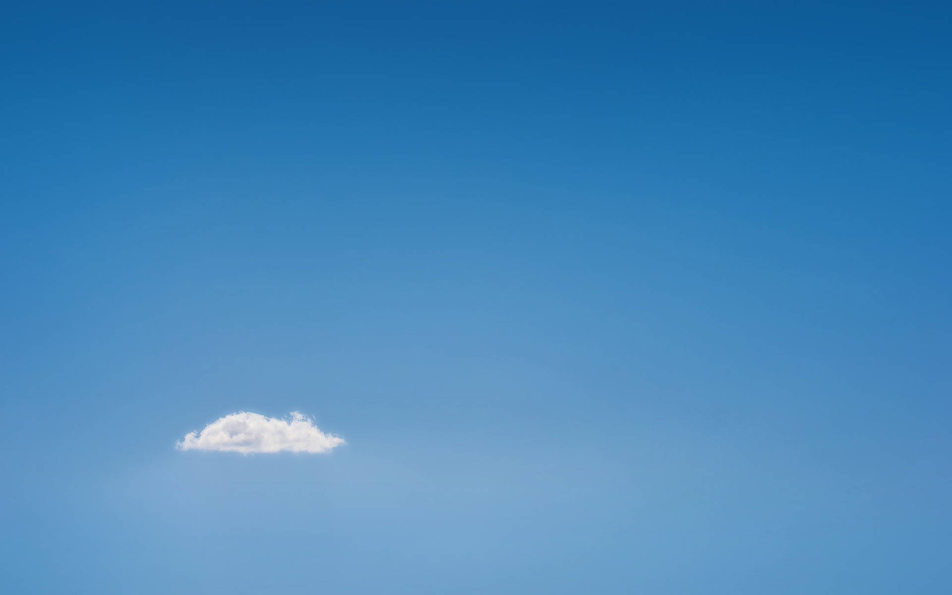 Macbook Air Lonely Cloud Wallpaper