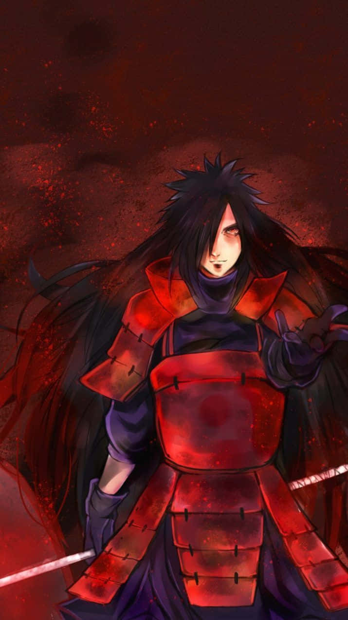 Madara Uchiha: Untamed Power Wallpaper