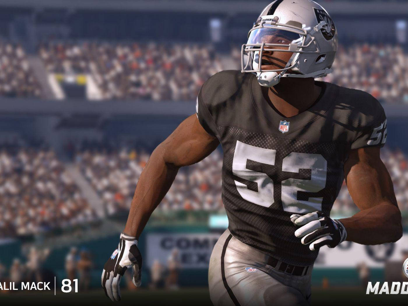 Madden Nfl Las Vegas Raiders Khalil Mack Wallpaper