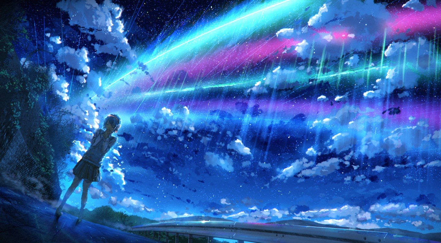 Magical Sky Mitsuha Kimi No Na Wa Wallpaper
