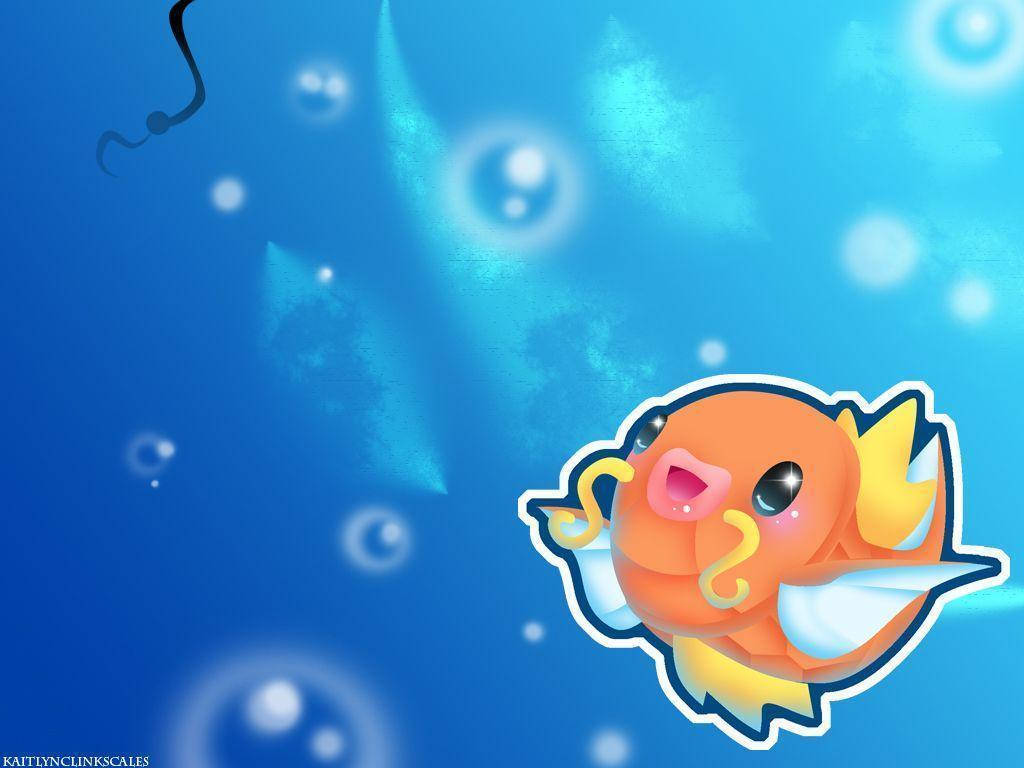 Magikarp Cute Fishing Hook Wallpaper