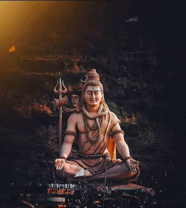 Mahakal Mountain Statue Wallpaper