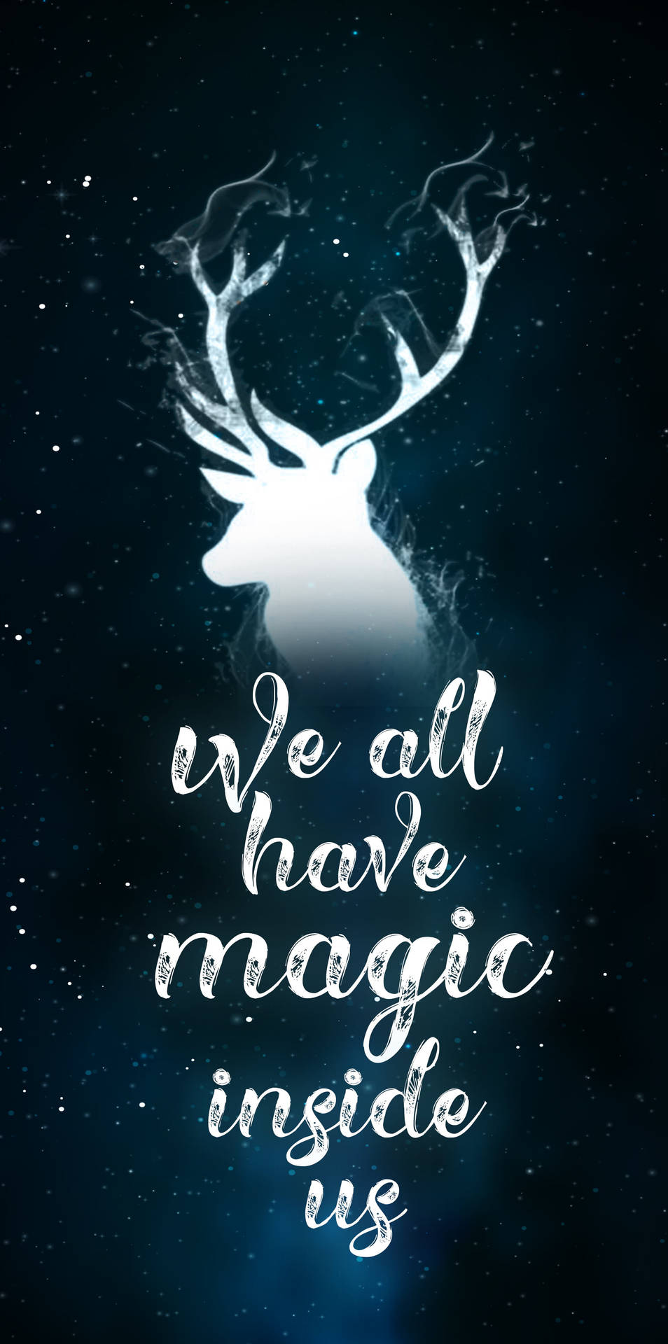 Majestic Cute Harry Potter Deer Wallpaper