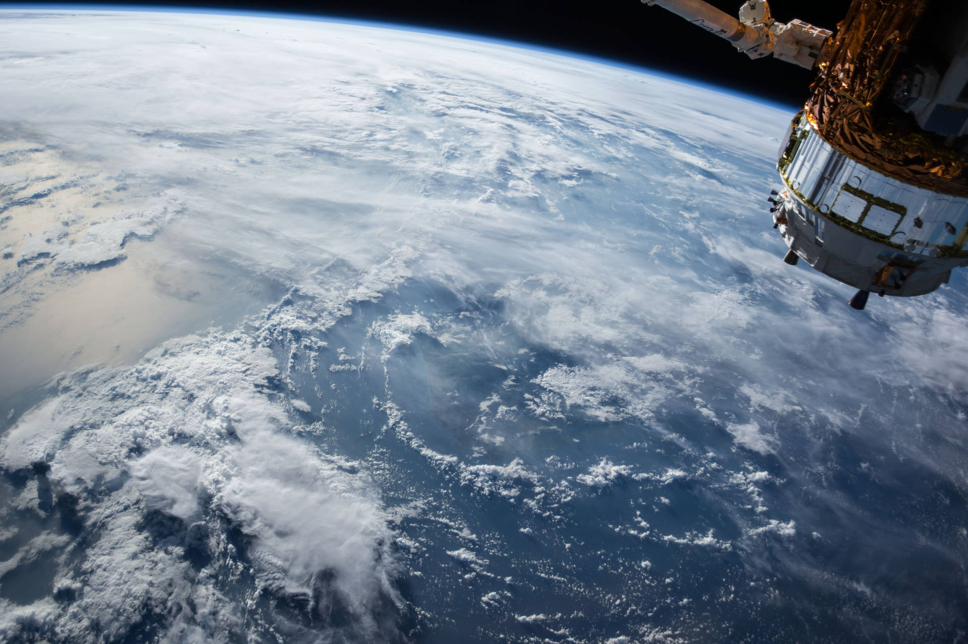 Majestic View Of The Earth From Space Wallpaper