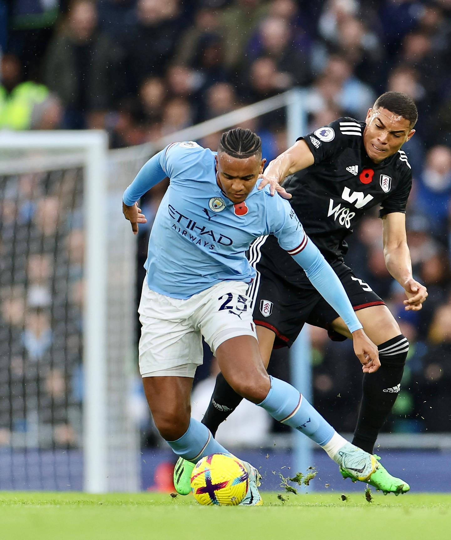 Manuel Akanji Blocking Opponent Wallpaper