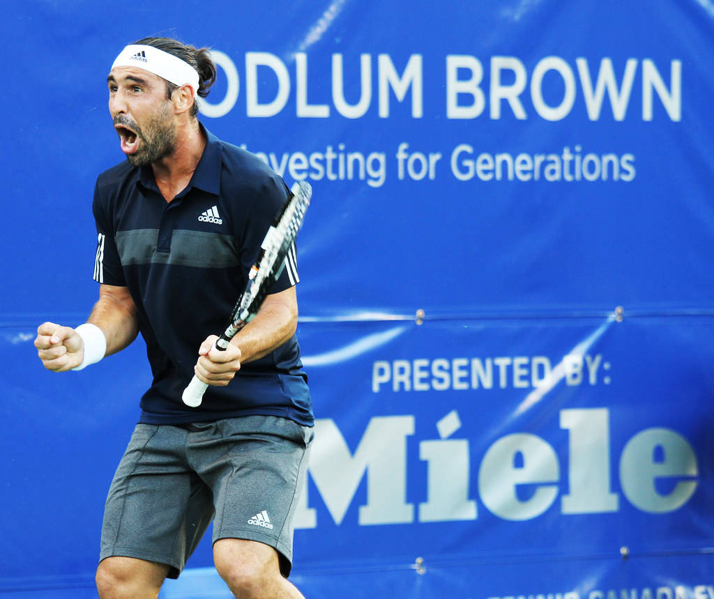 Marcos Baghdatis Cheering Wallpaper