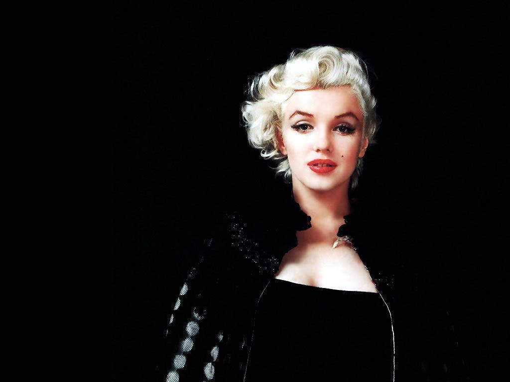 Marilyn Monroe All-black Wallpaper