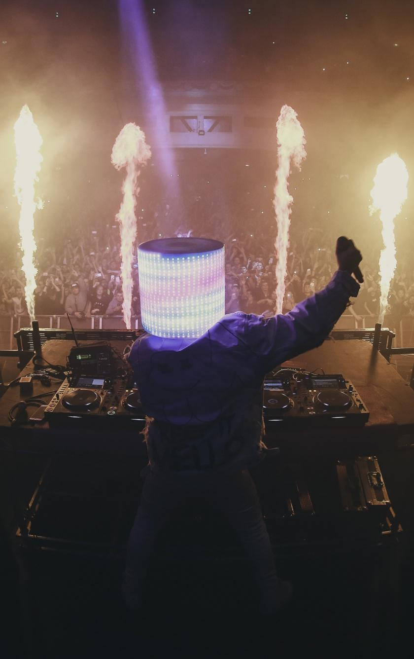 Marshmello Iphone Concert Fun Wallpaper