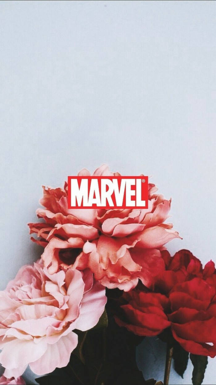 Marvel Aesthetic Flowers Wallpaper