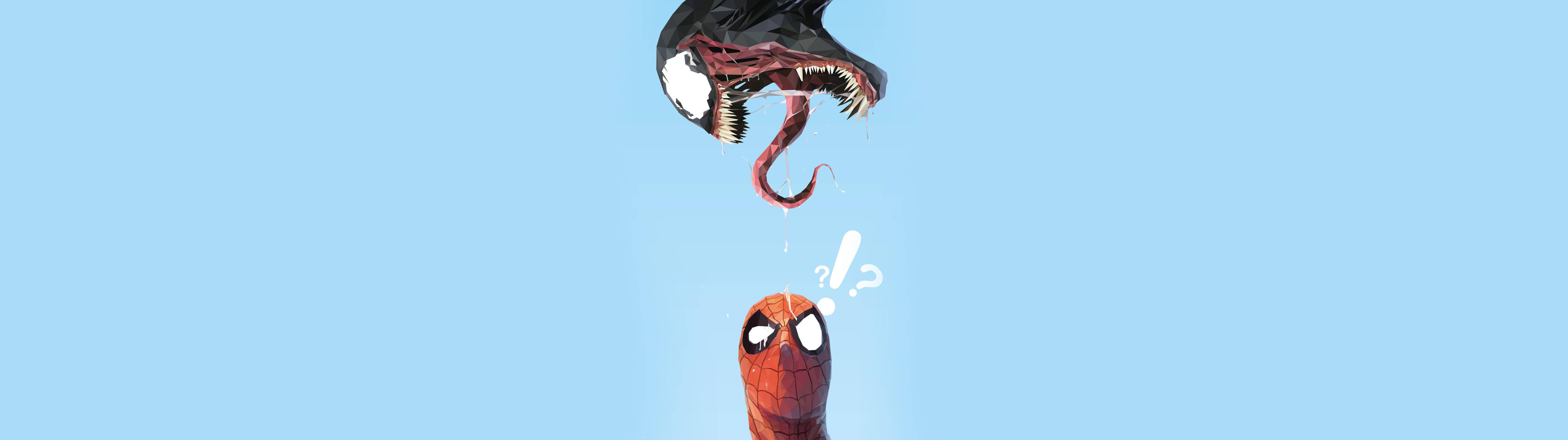 Marvel Heroes Superman & Venom 5120 X 1440 Wallpaper