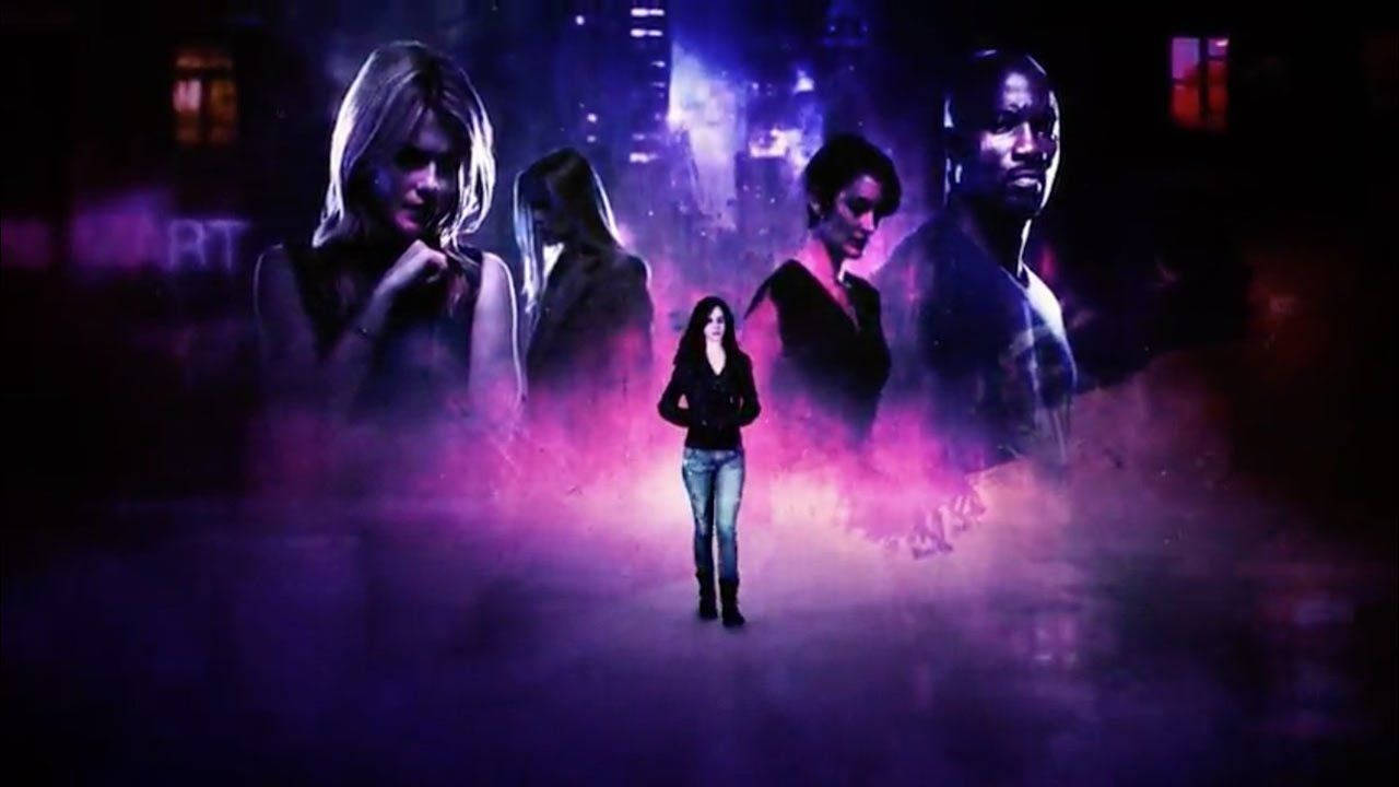 Marvel Jessica Jones Purple Smoke Wallpaper