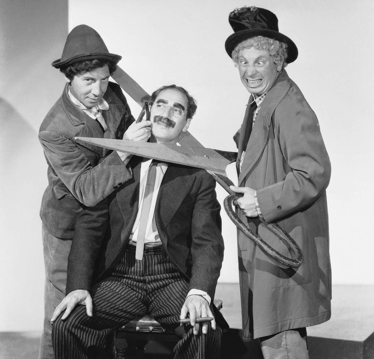 Marx Brothers Giant Scissors Wallpaper