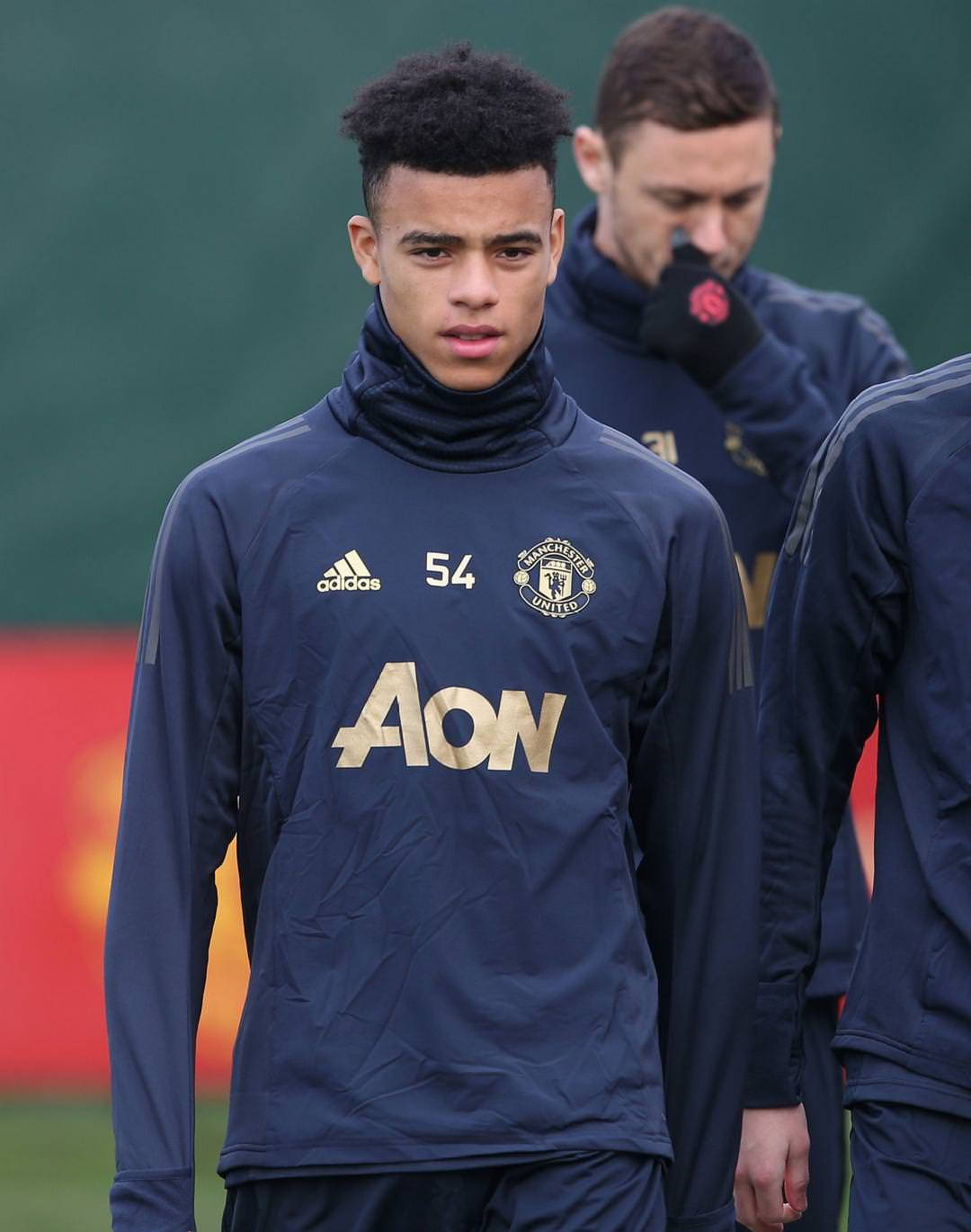 Mason Greenwood Dark Blue Wallpaper