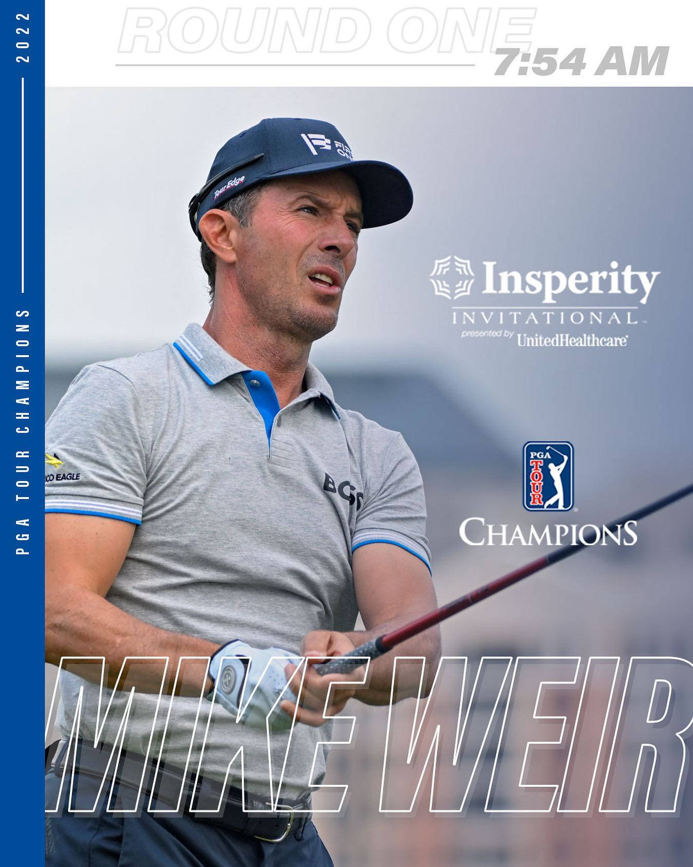 Master Golfer Mike Weir In Action Wallpaper