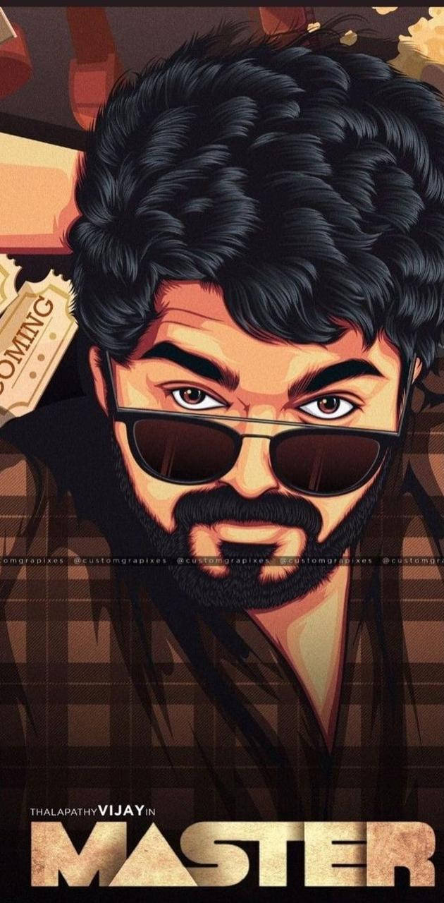 Master Vijay Hd Film Art Wallpaper