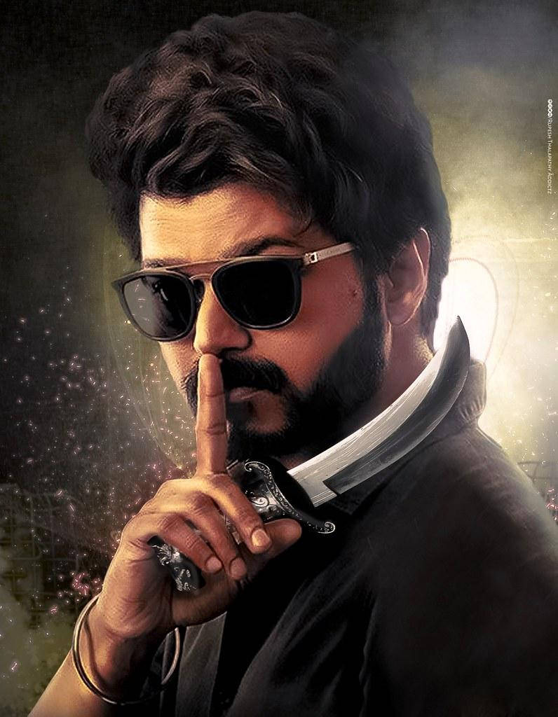 Master Vijay Silence Poster Wallpaper