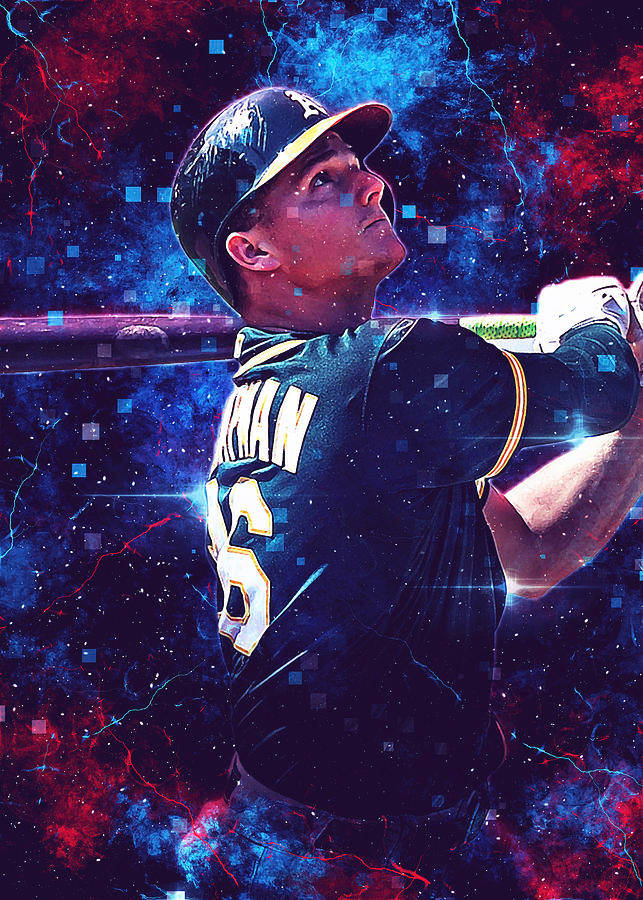 Matt Chapman Baseball Digital Art Phone Wallpaper