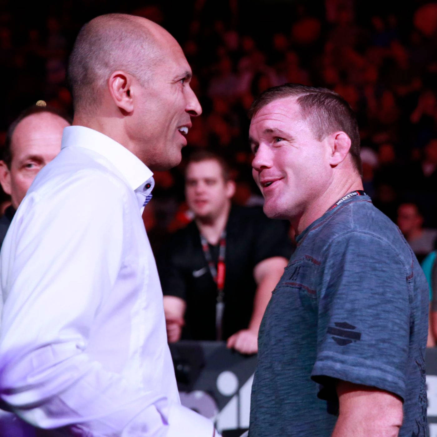 Matt Hughes With Royce Gracie Wallpaper