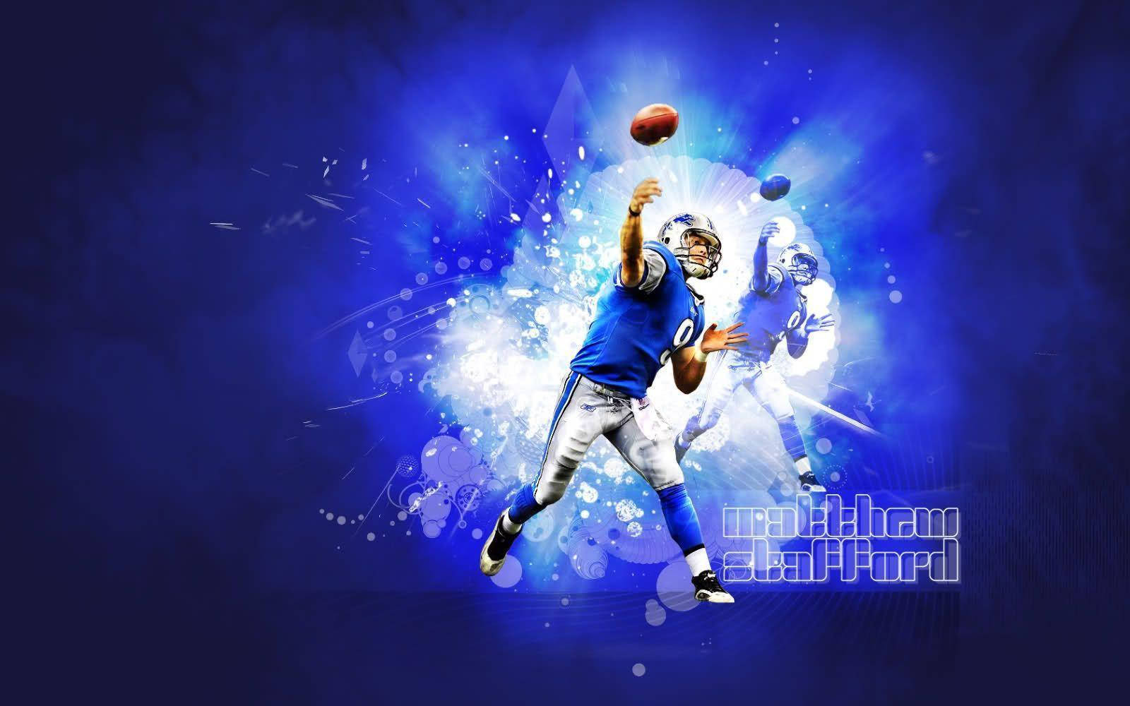 Matthew Stafford Lions Football Player Digital Artwork Wallpaper