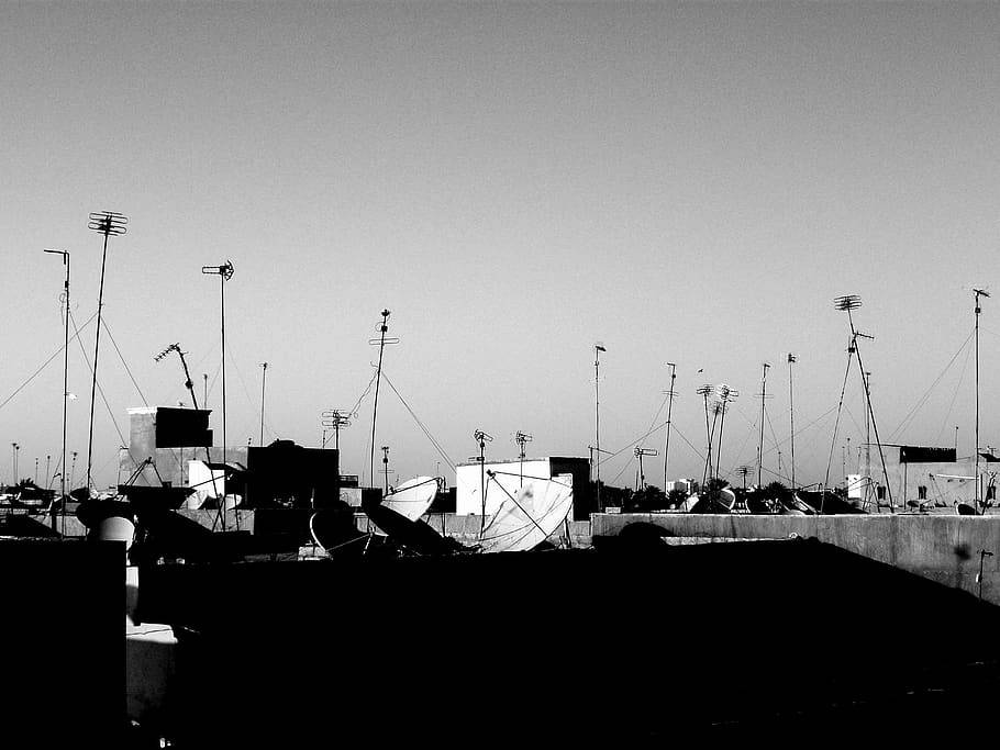 Mauritania Black And White Wallpaper