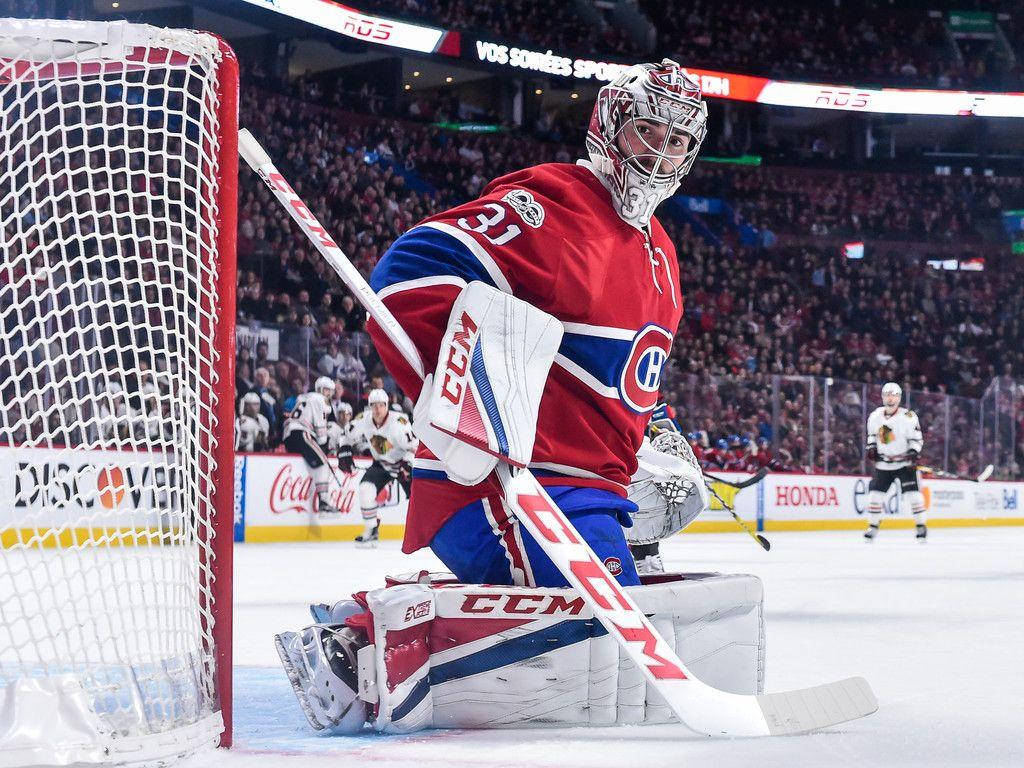 Max Pacioretty In Action During A Hockey Game Wallpaper