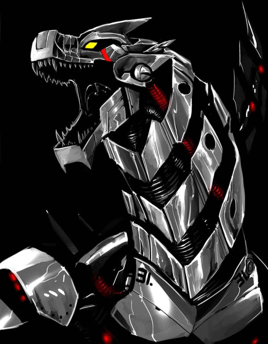 Mechagodzilla, The Menacing Mechanical Monster Wallpaper