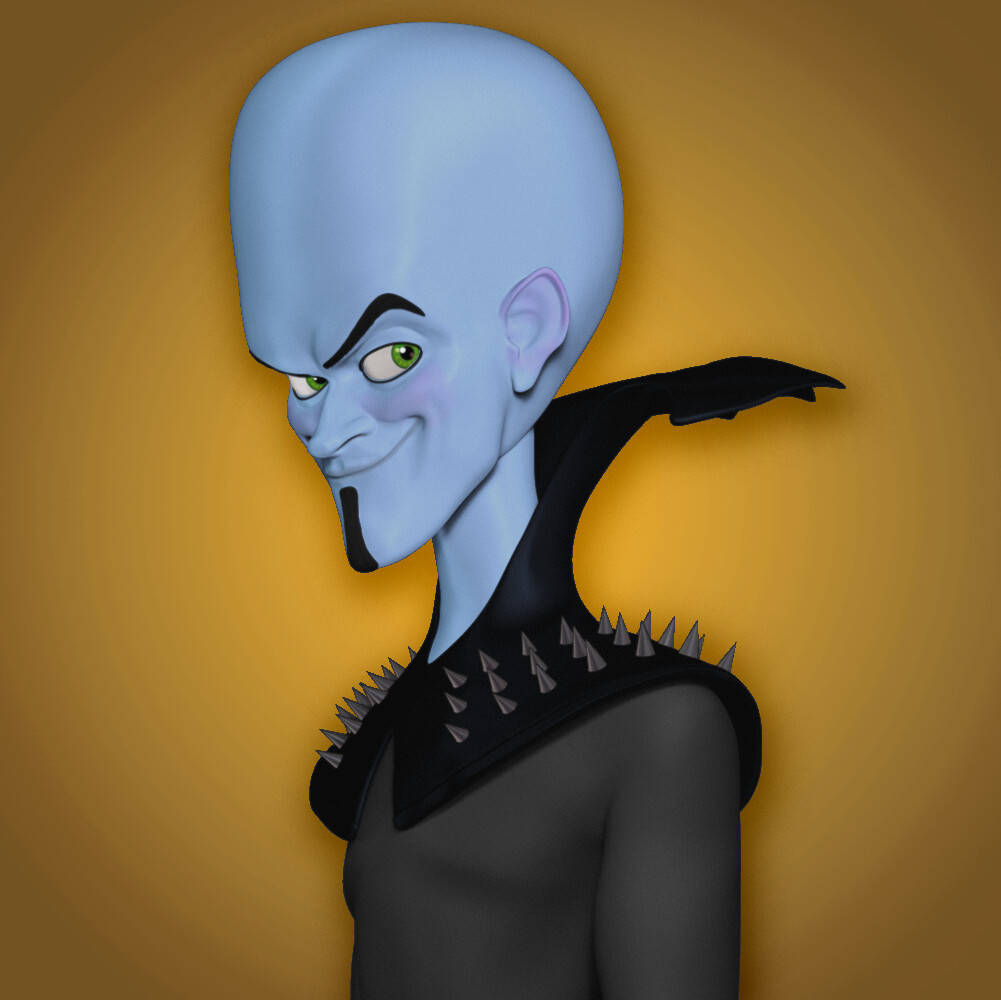 Megamind Side View Art Wallpaper