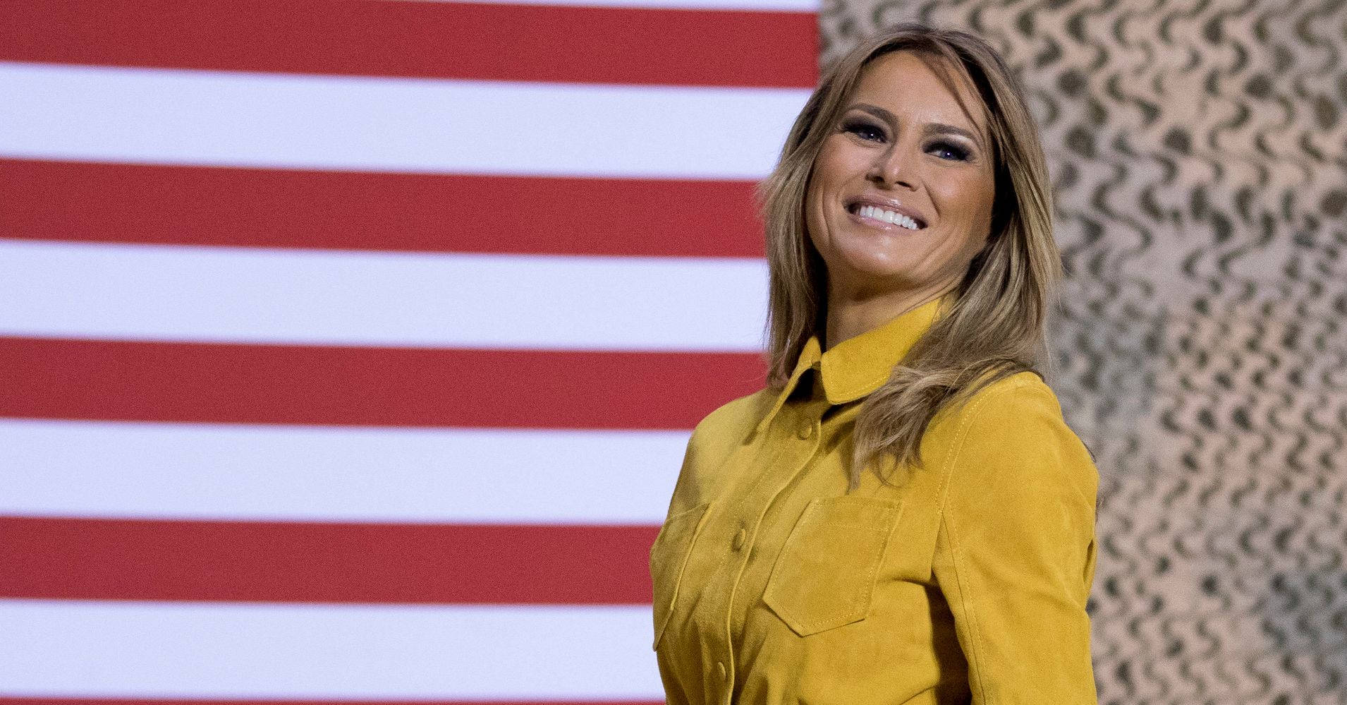 Melania Trump Bright Smile Wallpaper