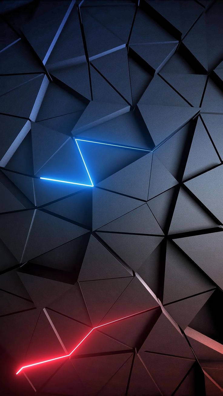 Men Phone 3d Triangle Pattern Wallpaper | WallpapersOK