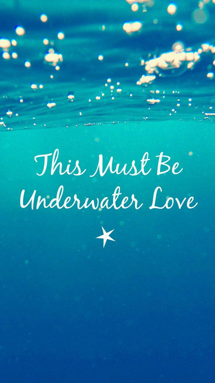 Mermaid Underwater Love Wallpaper