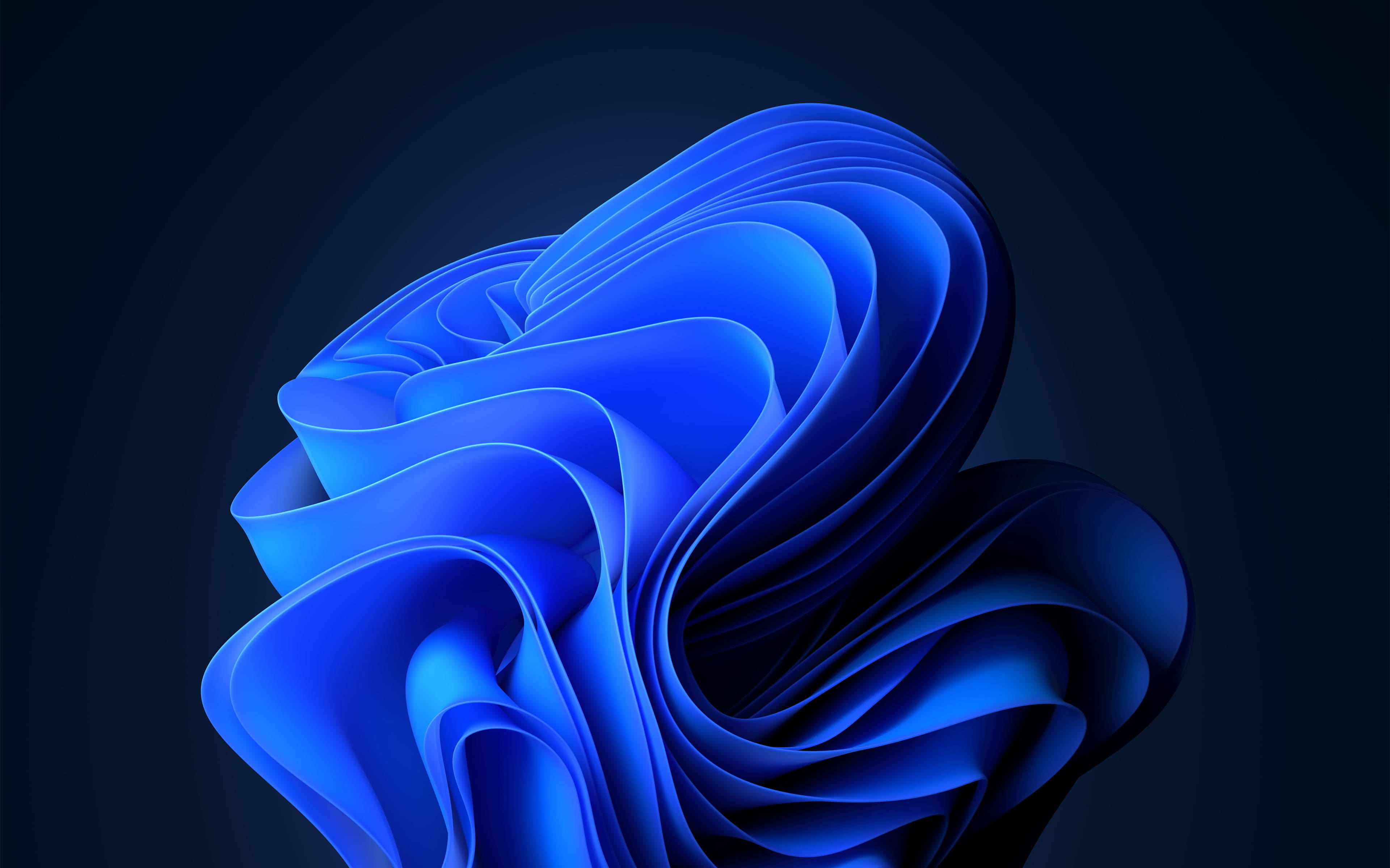 Mesmerizing Blue Swirls Abstract Background Wallpaper