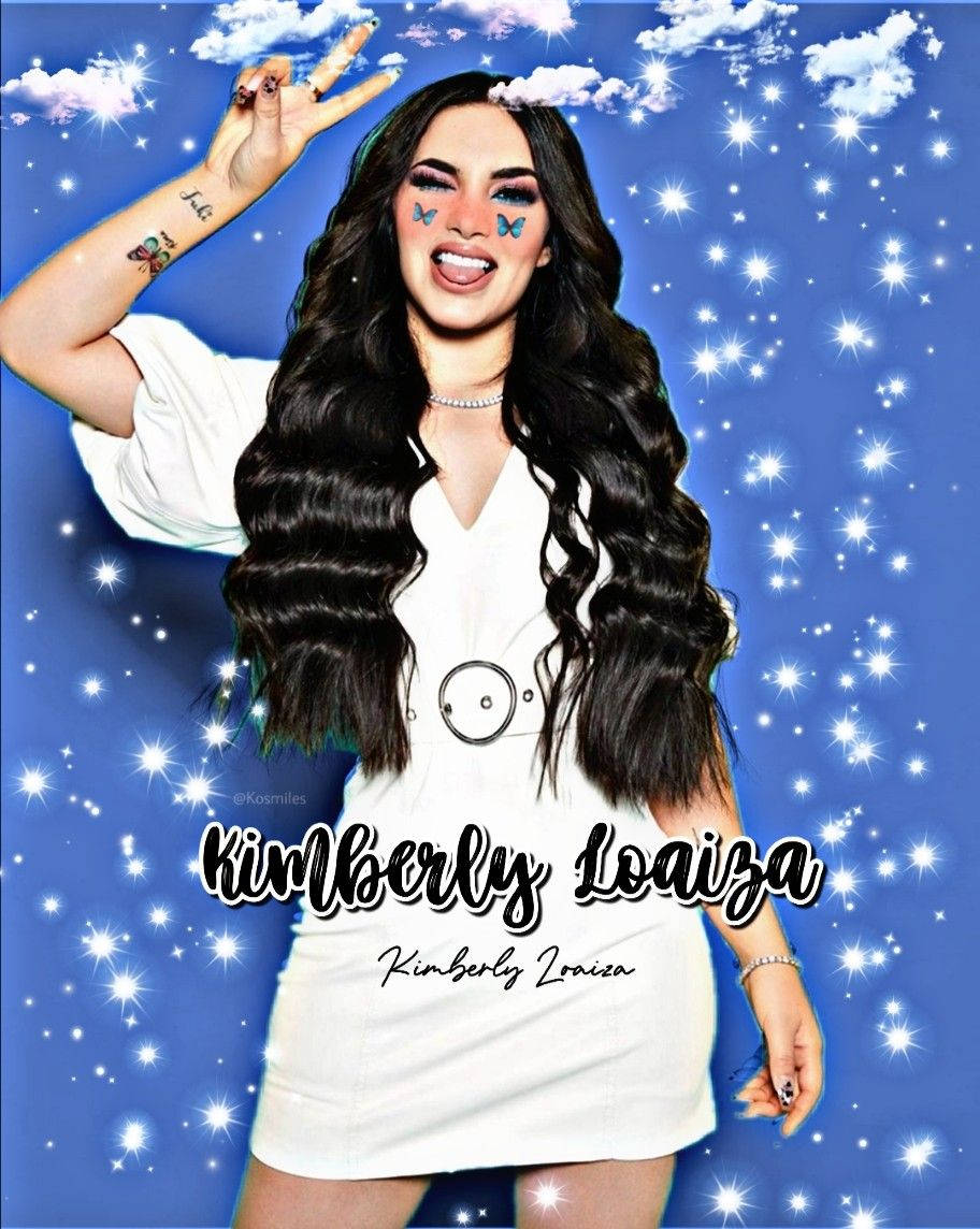 Mesmerizing Fan Art Of Kimberly Loaiza, The Tiktok Superstar Wallpaper