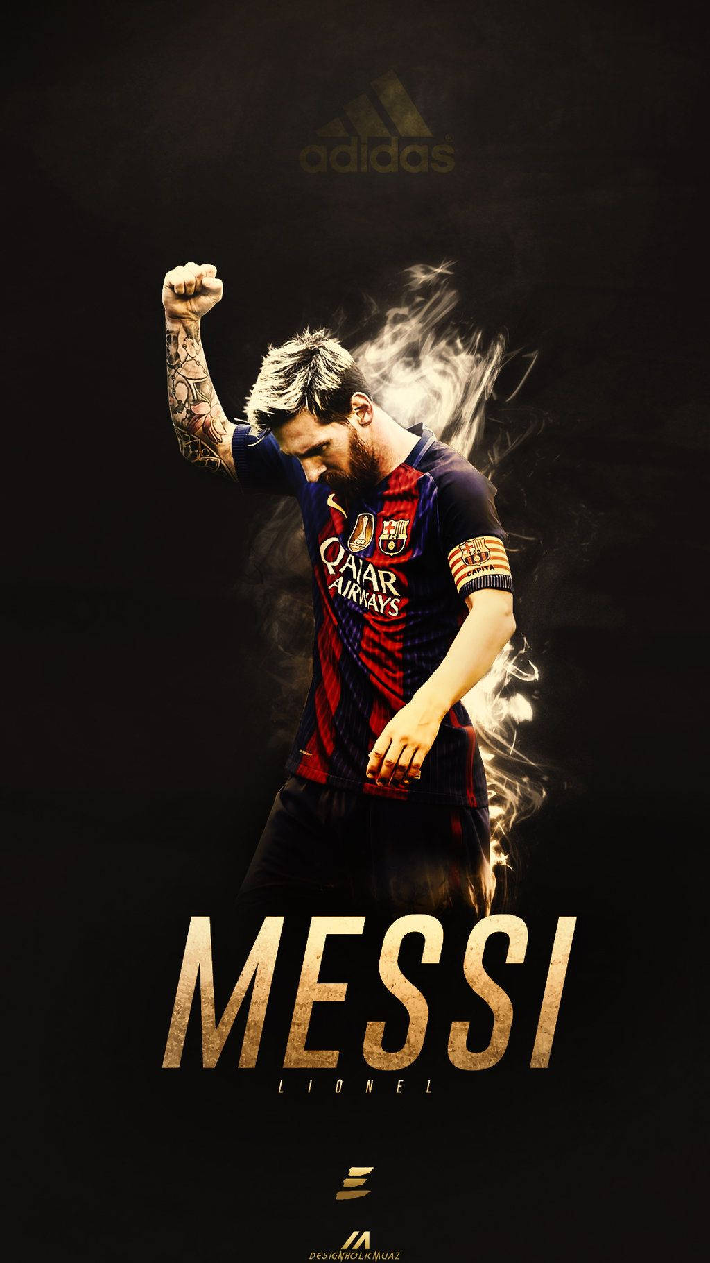 Messi Lionel Fist Pump Wallpaper