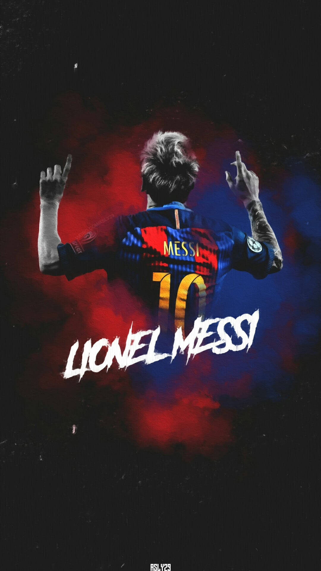 Messi Pointing Up Hd Football Wallpaper