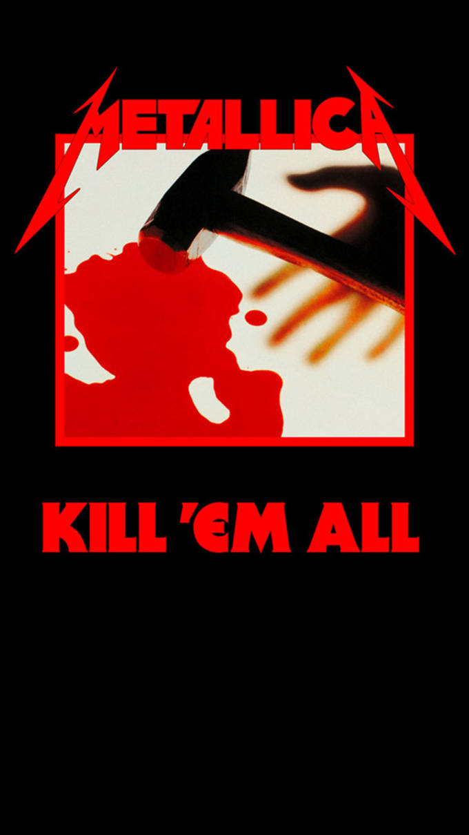 Metallica Kill 'em All Album Wallpaper