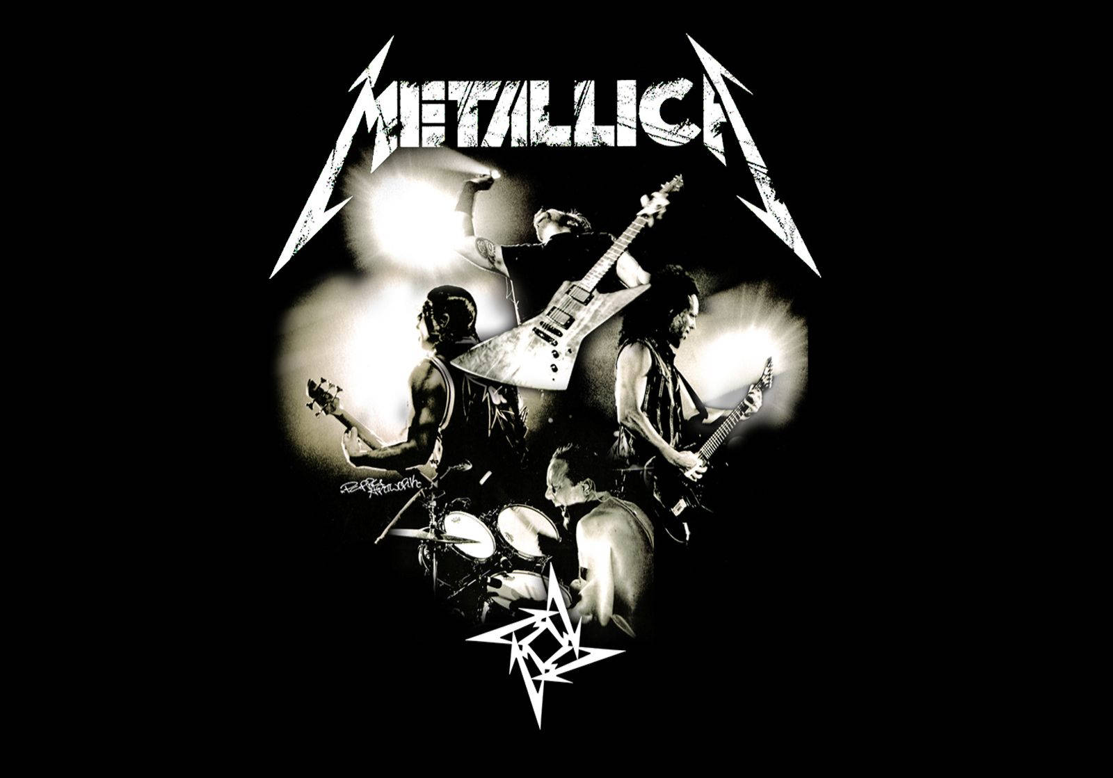 Metallica Rock Band Members Wallpaper