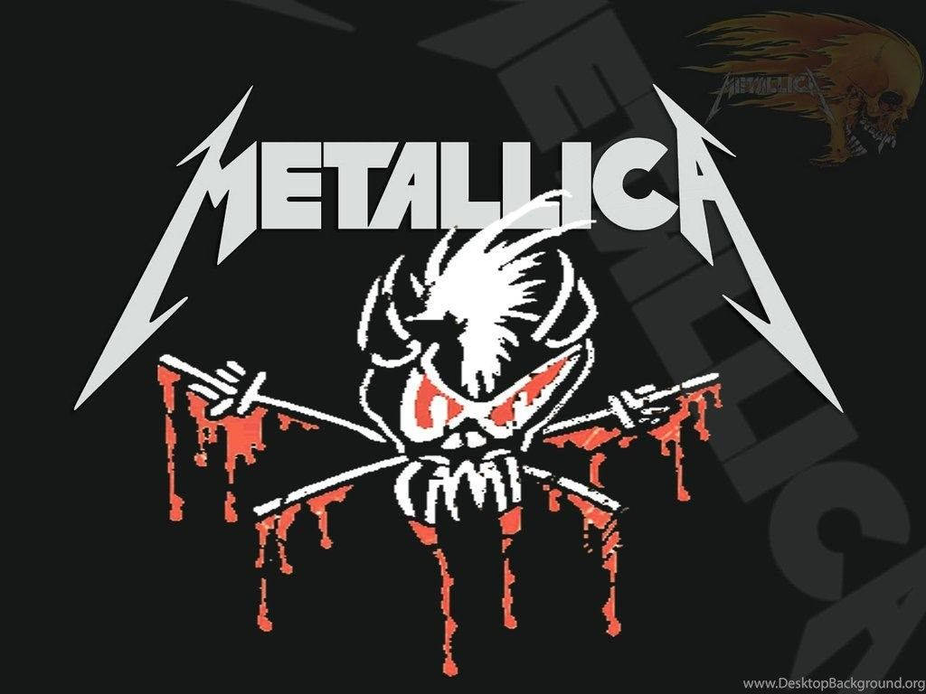 Metallica Skull Logo Wallpaper