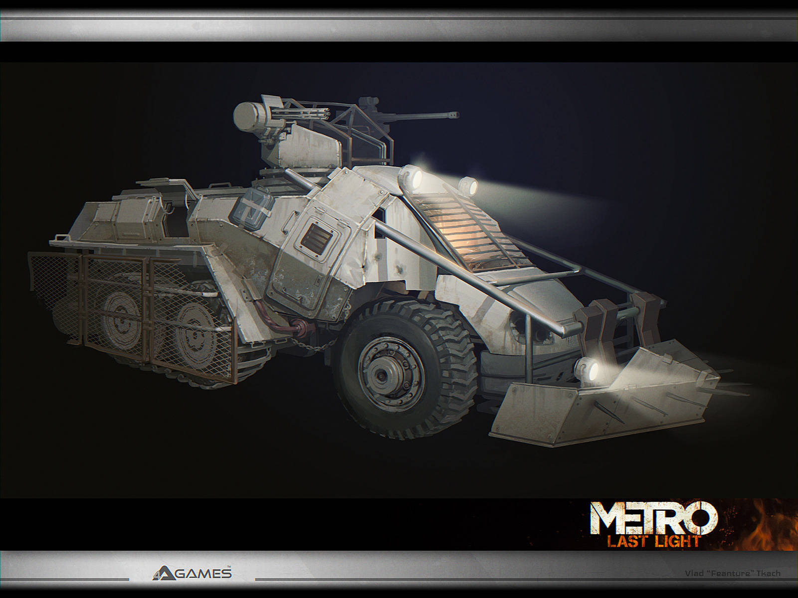 Metro Last Light Armored Car Wallpaper